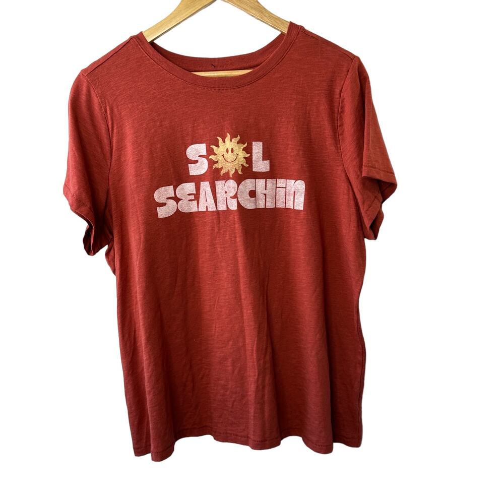 Lane Bryant Modern Crew-Neck Sol Searching Graphic Tee Women's Sz 18/20 New